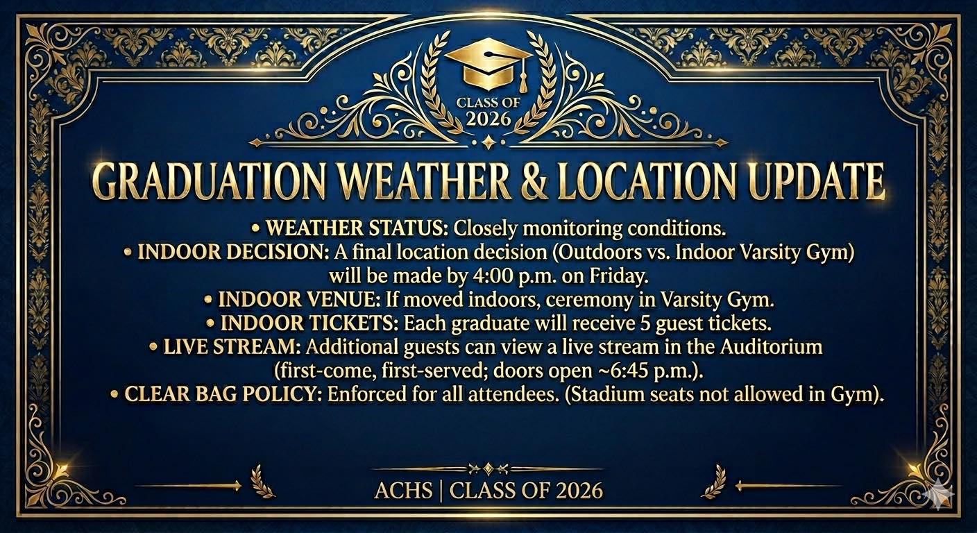 Alexander Central High Updates Graduation Procedures