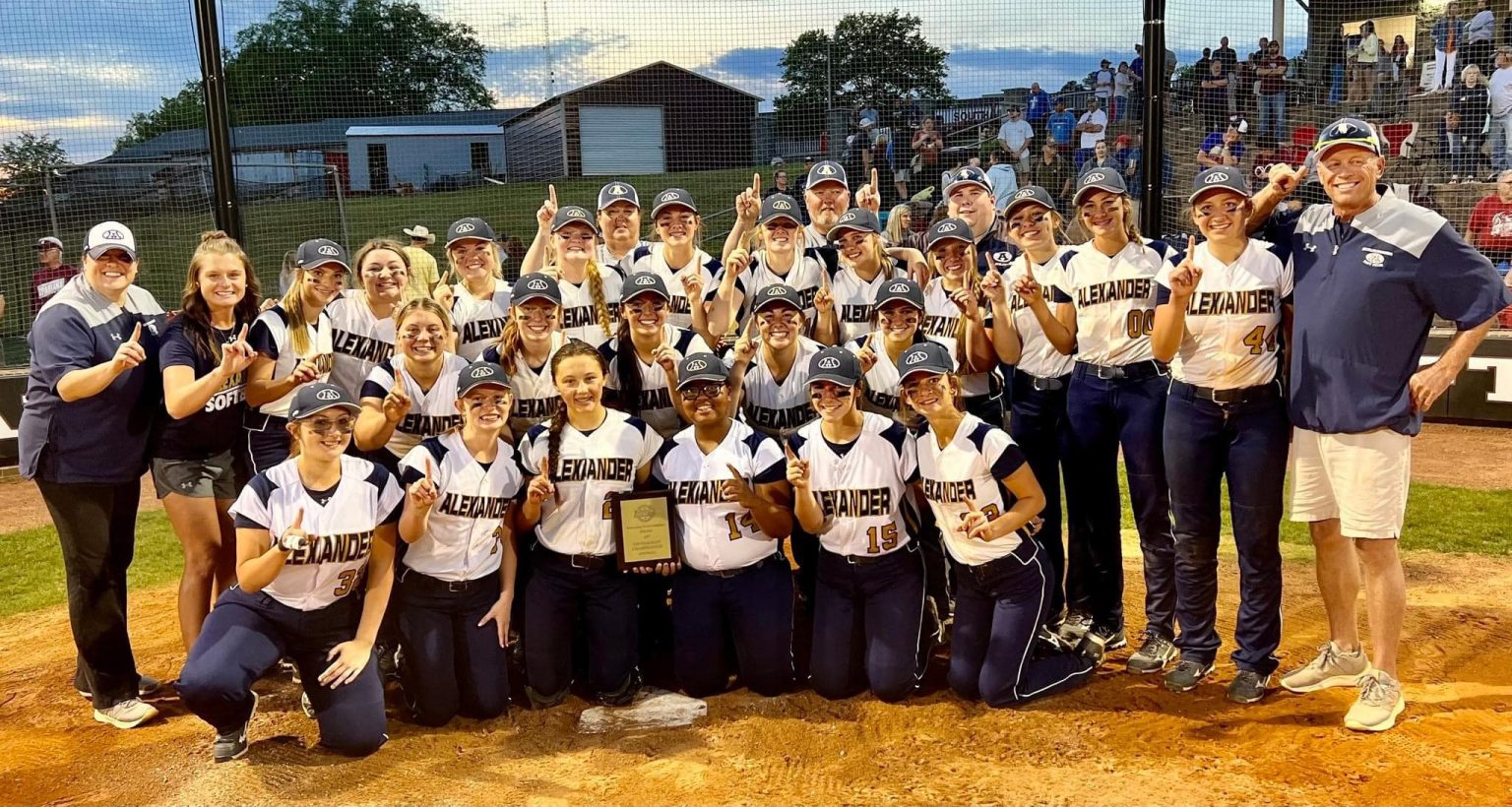 Alexander Central Softball Wins NWC Tournament
