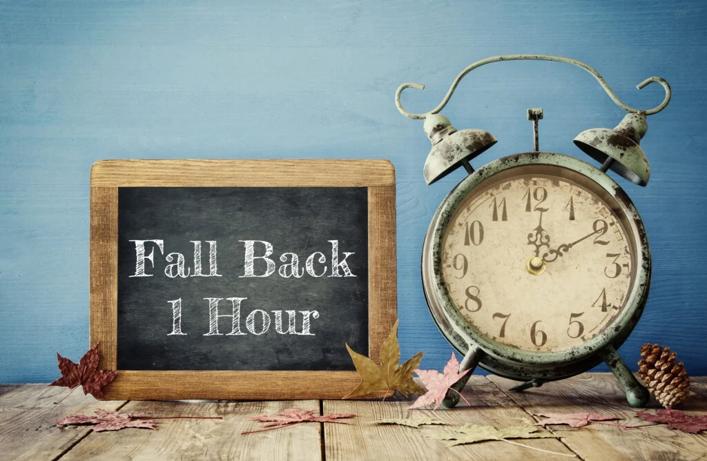 Set Clocks Back One Hour This Evening