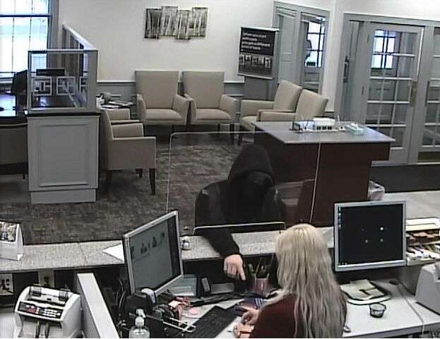 Image of Truist Bank robbery suspect in Lenoir
courtesy of Lenoir Police Dept.