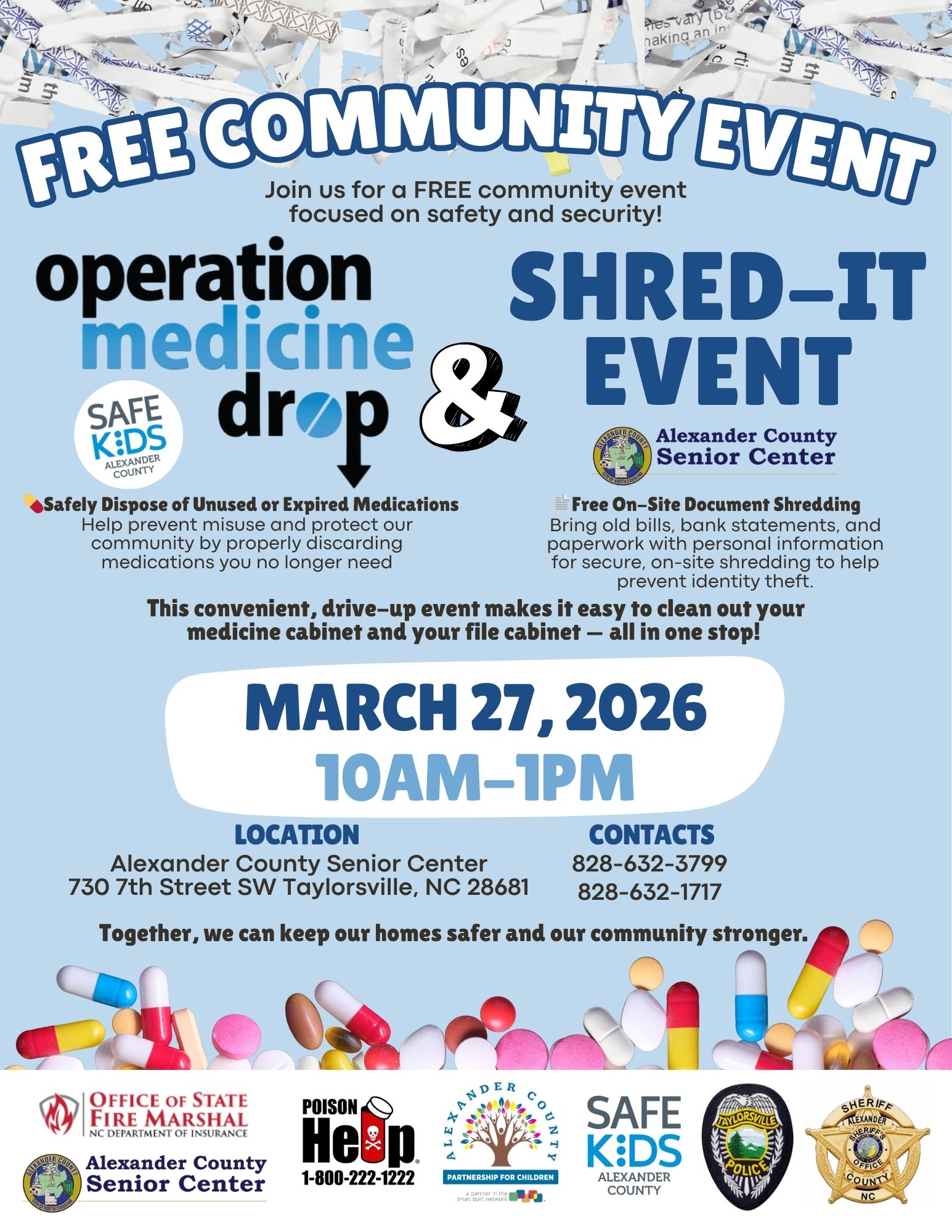 Medicine Drop And Shred-It Event Set For Friday