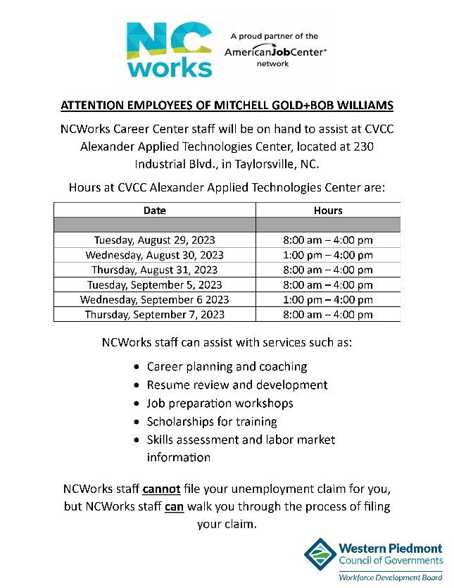 Attention Former Mitchell Gold + Bob Williams Employees